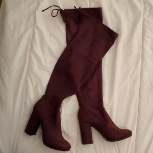Zigi SoHo Purple Thigh High Boots